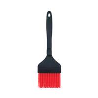 ChefMaster 3in Heat Resistant Basting Brush with Red Silicone Bristles - 90249 
