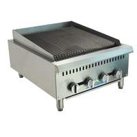 Comstock Castle 24in Wide Countertop Gas Radiant Charbroiler - CCHRB24 