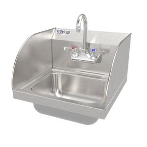 GSW USA HS-1615S-N 16" x 15.25" Wall Mount One-Compartment Hand Sink