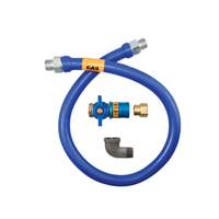 Dormont 24" Blue Hose 1/2" Moveable Gas Connector Kit - 1650BPCF24