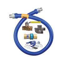 Dormont 72in Blue Hoseâ?¢ 1/2in Gas Connector Kit with Quick Disconnect - 1650KIT72 
