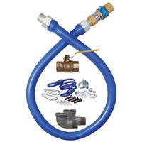 Dormont 24in Blue Hoseâ¢ 3/4in Gas Connector Kit with Quick Disconnect - 1675KIT24 
