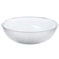 Cambro CamWear 15" (11.2 Qt) Clear Polycarbonate Pebbled Salad Bowl - PSB15176