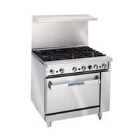 Imperial Pro Series 36in Gas Range with (4) Extra Wide Open Burners - IR-4-S18-C 