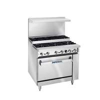 Imperial Pro Series 36in Gas 6 Burner Step-Up Range with Standard Oven - IR-6-SU 