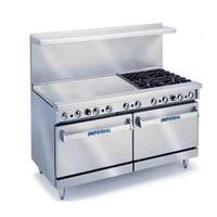 Imperial Pro Series 60in (4) Burner Gas Range with 36in Griddle - IR-4-G36-C 