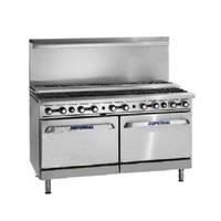 Imperial Pro Series 60in Gas 10 Burner Step-Up Open Cabinet/Oven Base - IR-10-SU-C-XB 