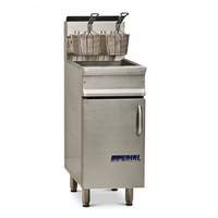 Imperial Pro Series 40lb Thermostatic Tube Fired Burners Gas Fryer - IRF-40 