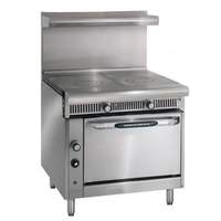 Imperial Spec Series 36in Gas Range with 2 French Tops with Rings & Covers - IHR-2ft 