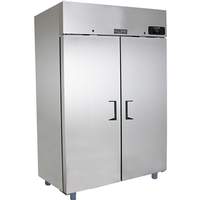 U-Line Commercial 48 cu ft (2) Section Solid Door Reach-In Refrigerator - UCRE455-SS71A