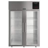 U-Line Commercial 49cuft (2) Glass Door Self-Contained Reach-In Freezer - UCFZ553-SG71A 