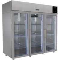 U-Line Commercial 74cuft (3) Glass Door Self Contained Reach-In Refrigerator - UCRE585-SG71A 