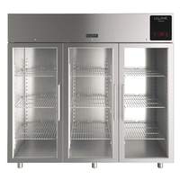 U-Line Commercial 72 cu ft (3) Glass Door Self-Contained Reach-In Freezer - UCFZ585-SG71A