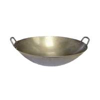 GSW USA 16in Handmade Iron Chinese Wok with Double Riveted Handles - WK-16 