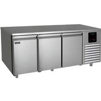 U-Line Commercial 76.5" Commercial (3) Section Reach-In Undercounter Freezer - UCFZ570-SS61A
