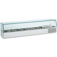U-Line Commercial 66" Commercial Prep-Top Glass Cooler - UCGAC166