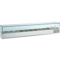 U-Line Commercial 88" Commercial Prep-Top Glass Cooler - UCGAC223