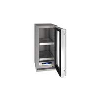 U-Line Commercial 15" Commercial 2.9cuft Outdoor Rated Glass Door Refrigerator - UCRE515-SG33A