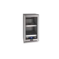 U-Line Commercial 18in 2.9cuft Capacity Outdoor Rated Glass Door Refrigerator - UCRE518-SG33A 