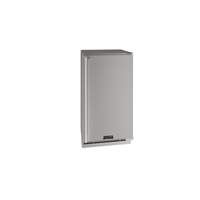 U-Line Commercial 18" Outdoor Rated 2.9 cu ft Capacity Solid Door Refrigerator - UCRE518-SS33A