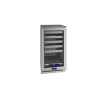 U-Line Commercial 18" Outdoor Rated 3.7 cu ft Glass Door Wine Refrigerator - UCWC518-SG33A