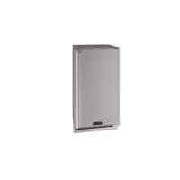 U-Line Commercial 18" Outdoor Rated 3.7 cu ft Solid Door Wine Refrigerator - UCWC518-SS33A