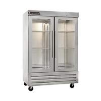 Traulsen Centerline 45.13 cuft Bottom Mount 2 Glass Door Refrigerator - CLBM-49R-FG-RR