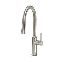 Krowne Metal Deck Mounted Single Handle Kitchen Faucet w/ Satin Finish - 19-400S