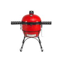 Kamado Joe Big Joe II w/ Cart, Aluminum Side Shelves, & Tools - BJ24RHC