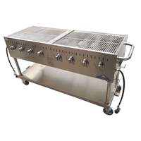 Comstock Castle 60" Outdoor LP Gas Char-broiler BBQ Grill - CS-GBBQ-60