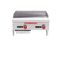 American Range 36in Countertop Manual Gas Griddle with 1in Thick Plate - ARMG-36 