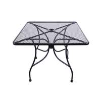 H&D Commercial Seating 24" Square Top Outdoor Wrought Iron Table - MT2424