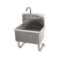 Advance Tabco 18in W Wall Mounted Stainless Steel Service Hand Sink - WSS-14-21-F 