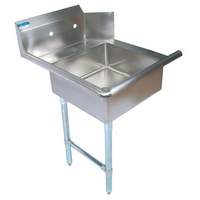 BK Resources 36in Stainless Left-to-Right Operation Soiled Dishtable - BKSDT-36-L 