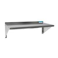 BK Resources Premium 96" x 14" Stainless Steel Wall-Mount Shelf - BKWS6-1496