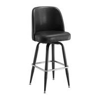 H&D Commercial Seating Back Swivel Barstool with 20" Jumbo Seat - 6307-J