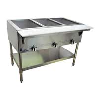 Comstock Castle 44in Natural Gas 3 Well Hot Food Dry Well Steam Table - CCGST-3-N 