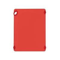 Winco STATIKBoard 18"x24"x1/2" Red Co-Polymer Cutting Board - CBK-1824RD
