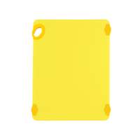 Winco STATIKBoard 15"x20"x1/2" Yellow Co-Polymer Cutting Board - CBK-1520YL