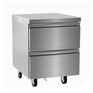 Delfield 27" Single Section Undercounter (2) Drawer Refrigerator - D4427NP