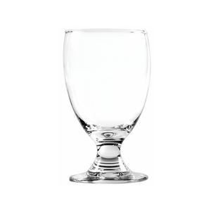 International Tableware, Inc Restaurant Essential 10 oz Footed Glass Water Goblet - 1 Doz - 1129