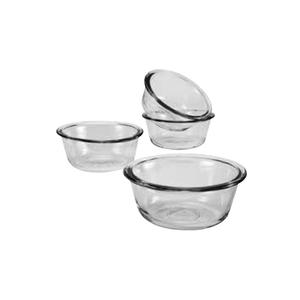 Anchor Hocking 10 oz 4 Piece Fully Tempered Glass Custard Cup Set - 82269L20