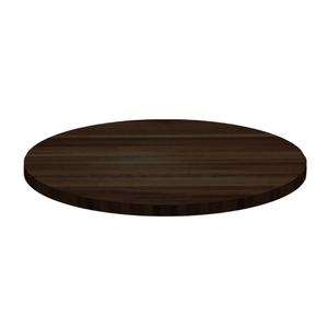 Oak Street Manufacturing Premium 30in Round Butcher Block Table Top - Dark Walnut - BPO30R-RBWA 