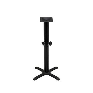 Oak Street Manufacturing 22in x 22in Table Base with 3in Diameter Adjustable Height Column - B22-ADJ 