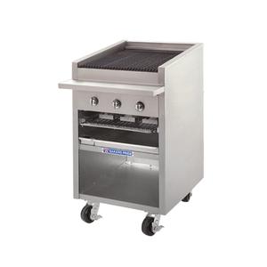 Bakers Pride 24" Gas Radiant Charbroiler w/ Cabinet Base - F-24RS