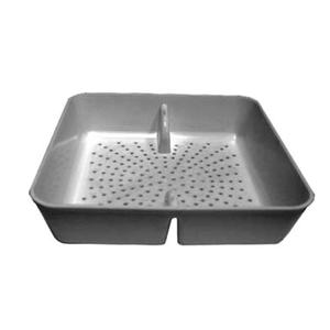 GSW USA 8-1/2" x 8-1/2" Plastic Floor Drain Sink Basket - FS-PB