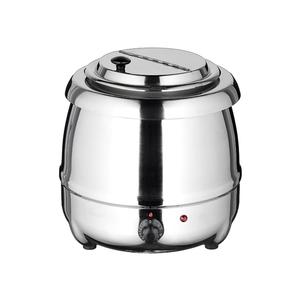 Winco 10 qt Stainless Steel Electric Kettle Soup Warmer - ESW-70