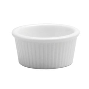 Oneida White Ware Buffalo Bright 2.5oz Porcelain Ramekin - 3dz - F8010000612 