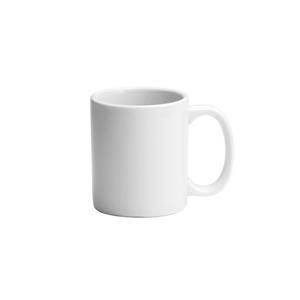 Oneida Buffalo Bright White 11 oz Porcelain Mug w/ C-Handle - 3 doz - F8000000562