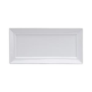 Oneida Buffalo Bright White 10-5/8"x5-1/4" Porcelain Platter 2 Doz - F8010000358S